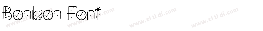 Bonbon Font字体转换